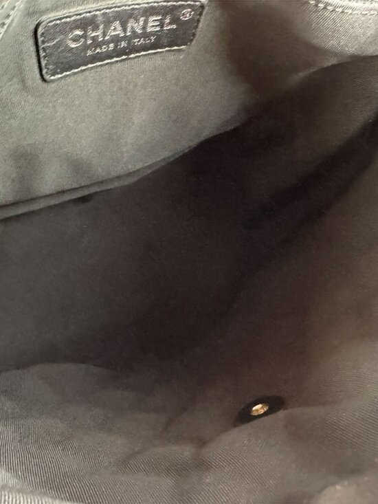 CHANEL Backpack Orange/Navy/White/Black/Silver Lambskin/Metal main image 4